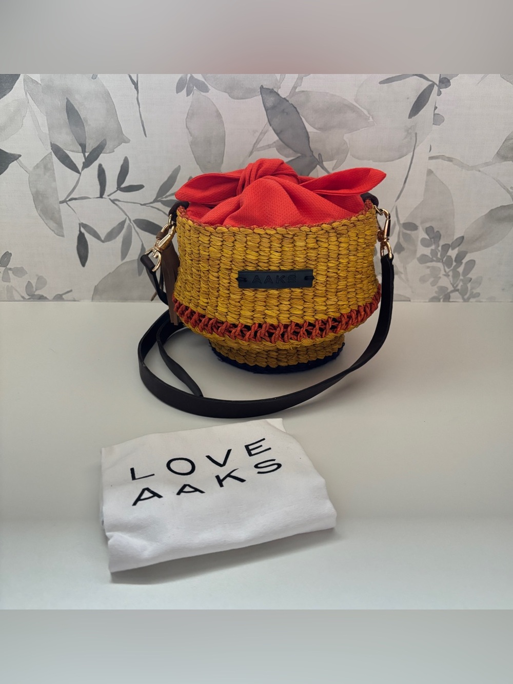 AAKS Baw Pot Raffia Bag